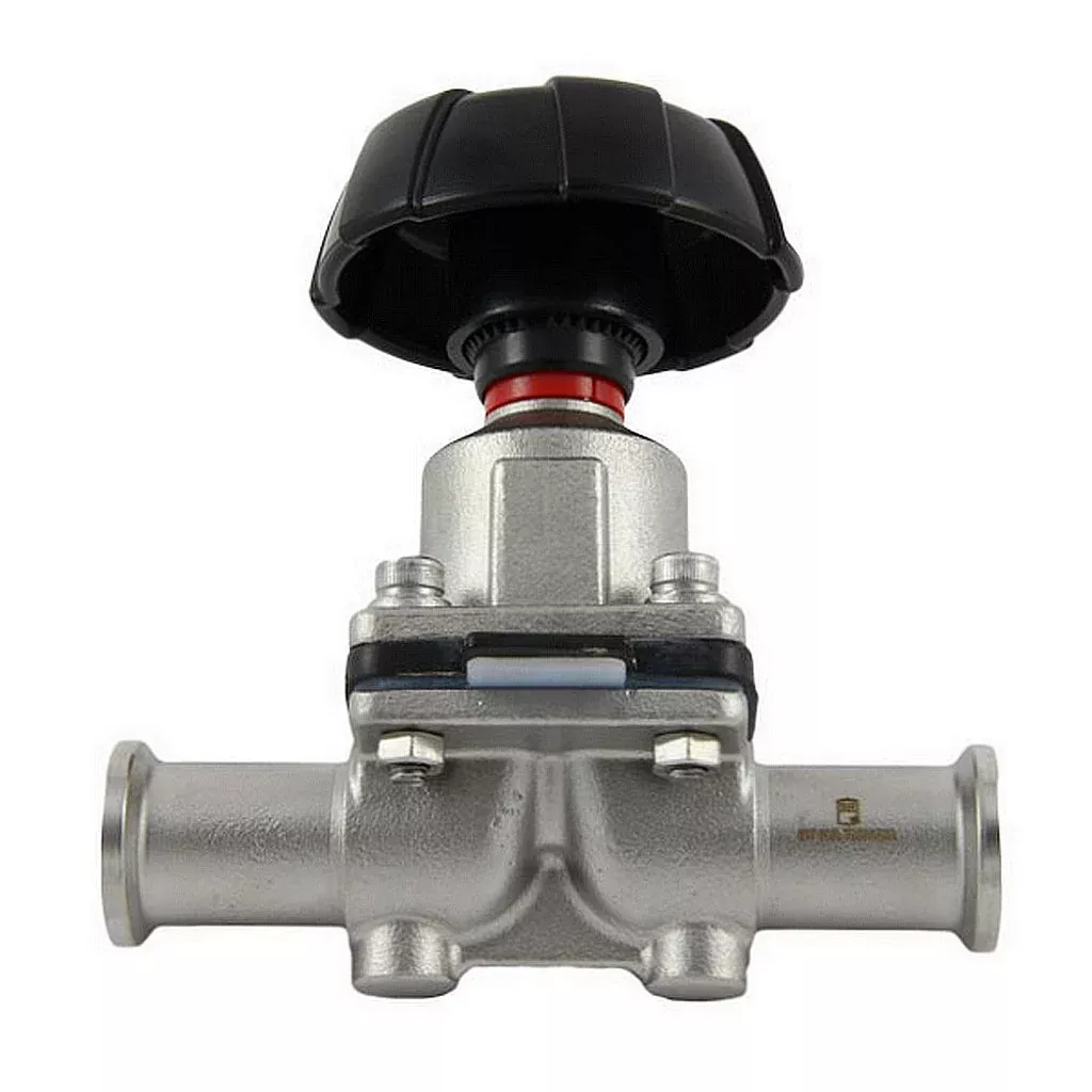 0.75″ Tri-Clamp Sanitary Diaphragm Valve – 316L Stainless Steel with EPDM/PTFE Diaphragm