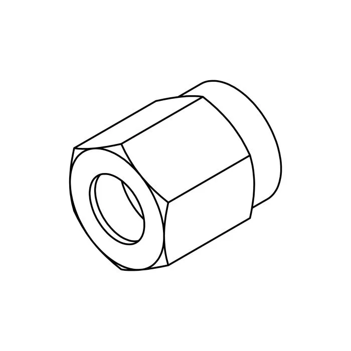 0418-12 , 12FJ NO FLARE NUT 3/4″