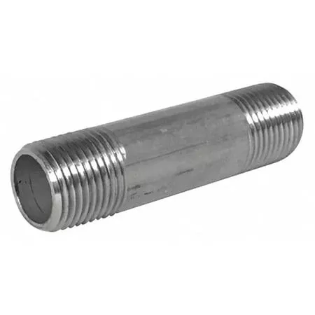 1-1/4″ MNPT x 2″ TBE Stainless Steel Pipe Nipple Sch 80