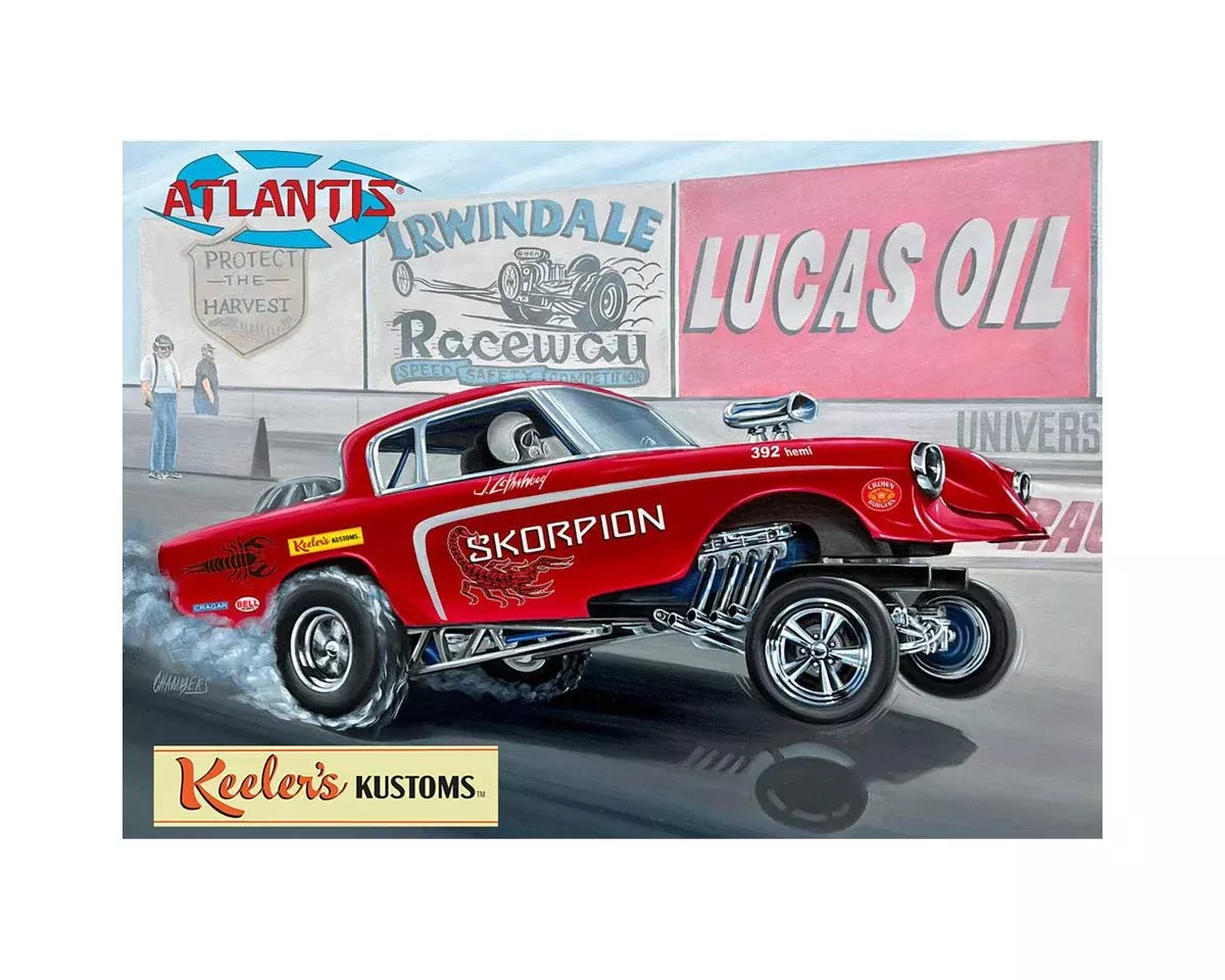 1/25 Keelers Kustom’s Studebaker Funny Car Plastic Model Kit (AAN13102)