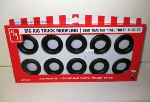 1/25 Semi Truck Tall Tires Pack (AMTPP028)