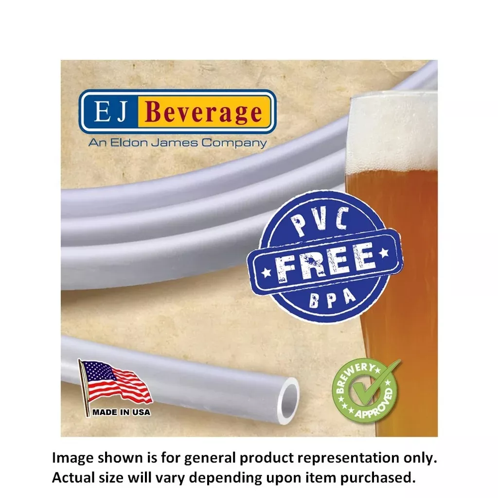 1/4″ ID x 3/8″ OD EJ Beverage Ultra Barrier Thinwall Tubing – 100 ft.