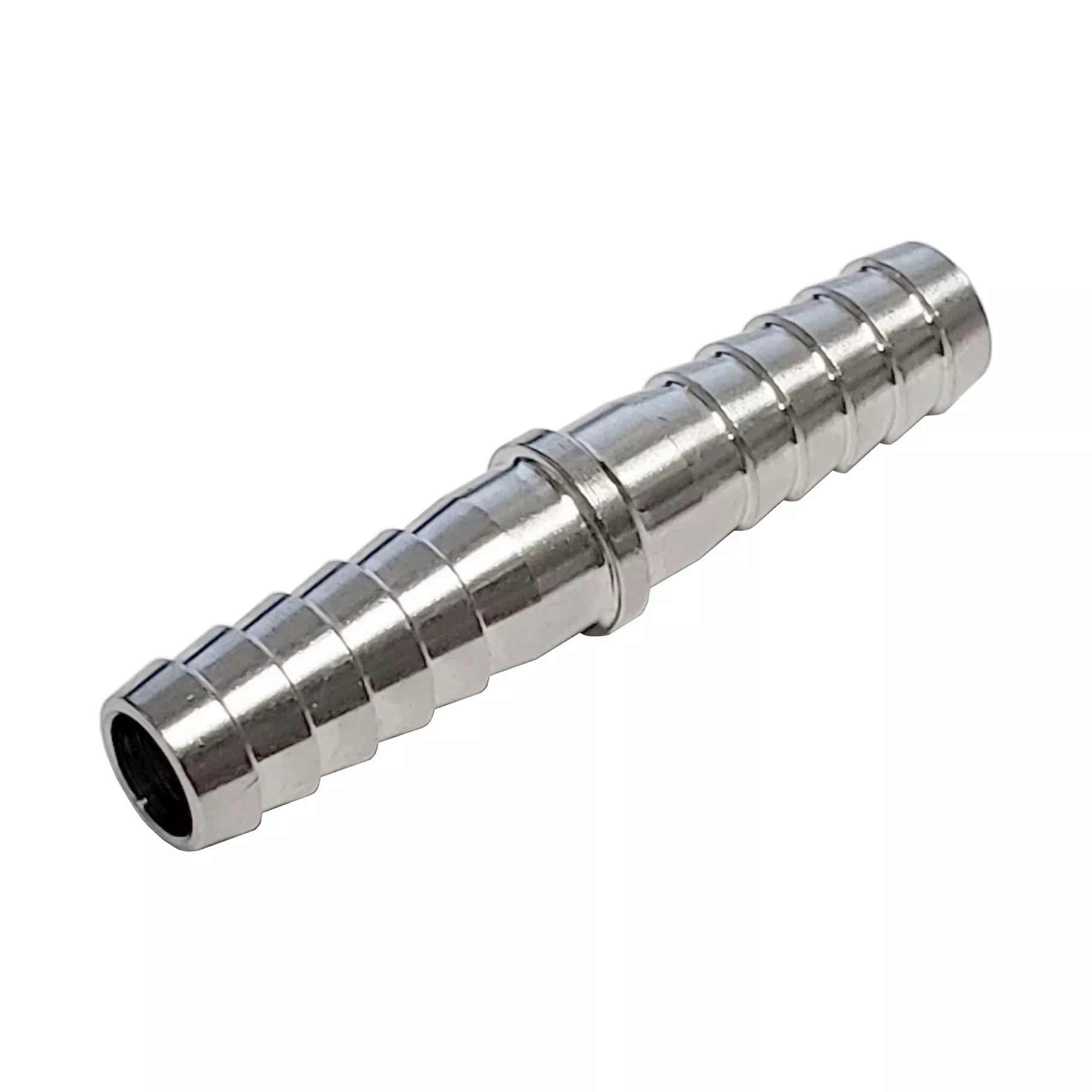 1/4″ x 1/4″ Thinwall Hose Barb Splicer – 304 Stainless Steel Straight Mender