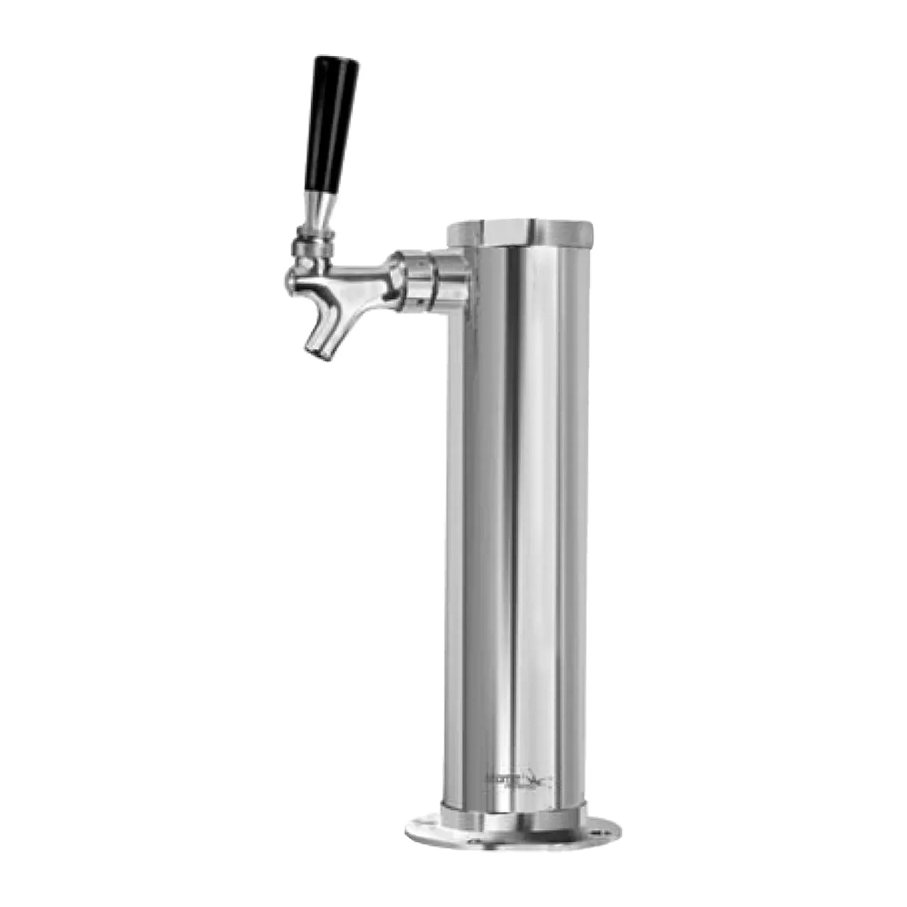 1 Faucet 2-1/2″ Diameter Air Cool Polished Stainless Steel Tap Tower Column w/ Chrome Faucet
