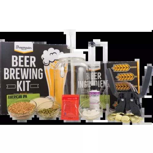 1 Gallon Homebrew Starter Kit (Includes American IPA Recipe Kit)