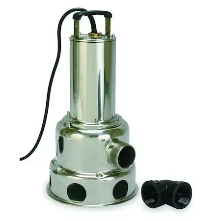 1 HP 2″ Manual Submersible Sewage Pump 460V