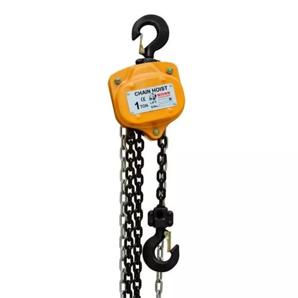 1 ton Capacity – Manual Chain Hoist – Bison Lifting
