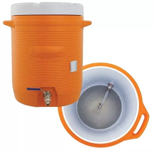 10 Gallon Mash Tun Cooler for All Grain Brewing