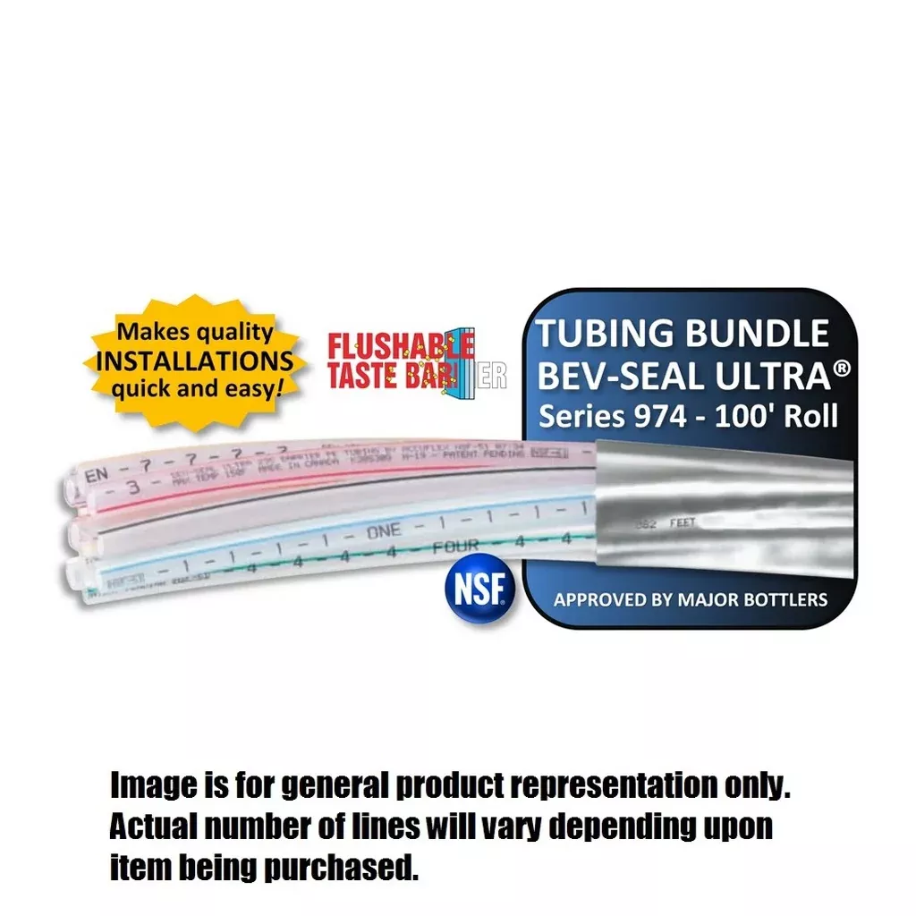 100′ – Bev-Seal Ultra Bundle – 14-Line, 14 Ea 3/8″ ID