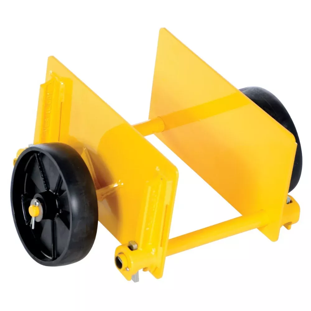 1000 Lb. Steel Adjustable Panel Dolly with Glass-Filled Nylon Casters –PLDL-ADJ-8GFN – Vestil
