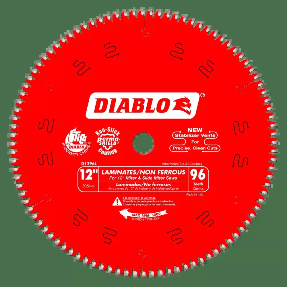 12 in. x 96 Tooth Laminate / Aluminum Saw Blade – 4 per Order
