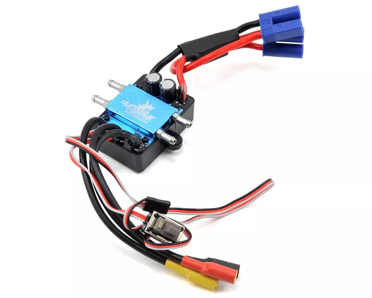 120A Brushless Marine ESC 2-6S Dual Connector (DYNM3875)