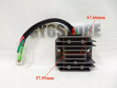 12V 5 WIRE / 4 PIN *2 PLUG* VOLTAGE REGULATOR RECTIFIER FOR SCOOTERS MOTORCYCLES
