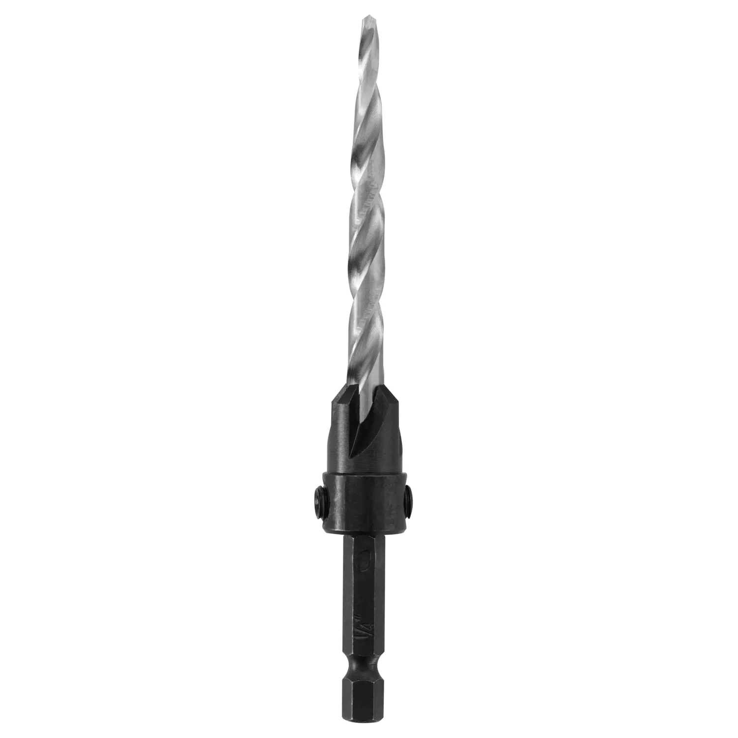#14 – 15/64 In. High Speed Steel Wood Countersink With 1/4 In. Hex Shank