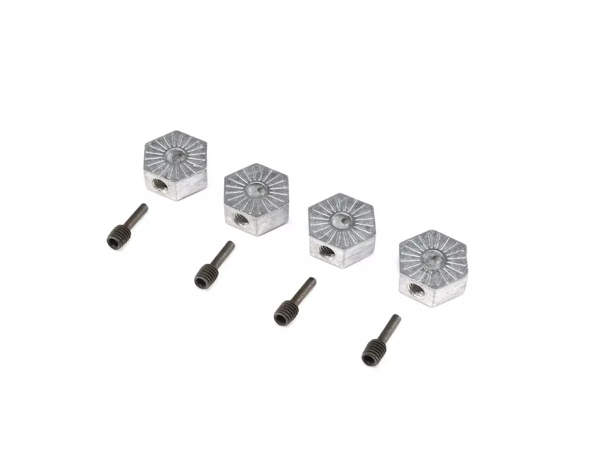 17mm Hex Adapter with Screwpin for LMT (4) (LOS242053)