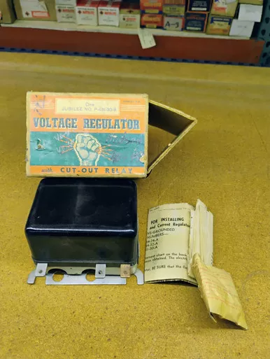 1940-48 Hudson Voltage Regulator with Cut-Out Relay NORS Made in USA
