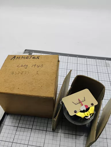 1940 Chrysler Mopar 857235 Ammeter Gauge NOS Made in USA