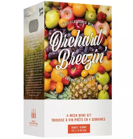 [2 Pack] Orchard Breezin’ Blueberry Bliss 6 Gallon Home Wine Making Ingredient Kit