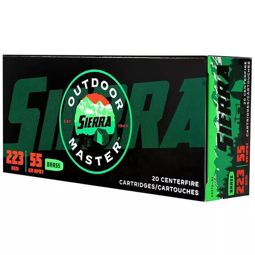 .223- 55 Grain- HP- 20 Rounds- Sierra