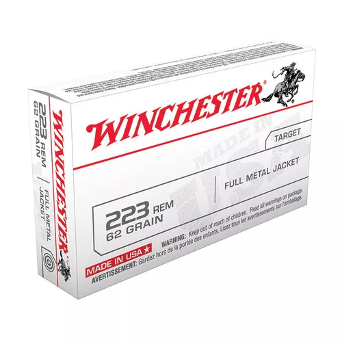 .223- 62 Grain- FMJ- 20 Rounds- Winchester