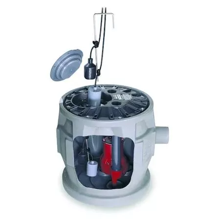 24″ x 24″ 1/2 HP 41.0 gal. Simplex Sewage System 115V