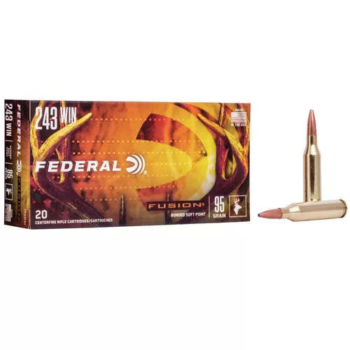 .243 WIN-95 Grain- Bonded Soft Tip- 20 Rounds- Federal
