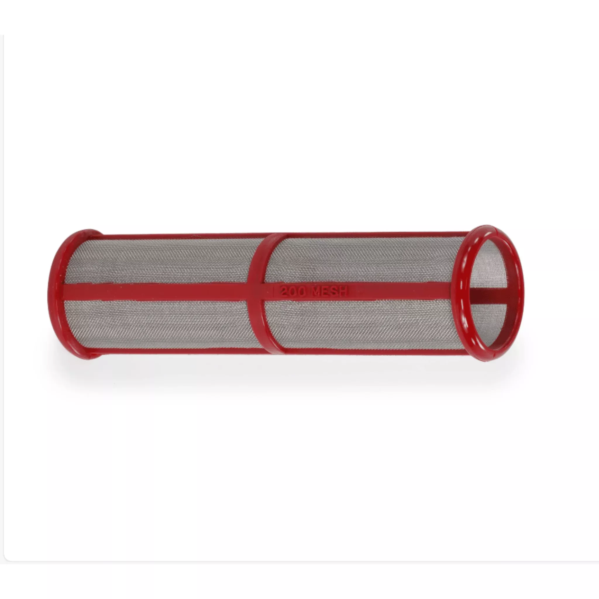 243226 Outlet Filter Element, 200 mesh, medium-length red plastic frame