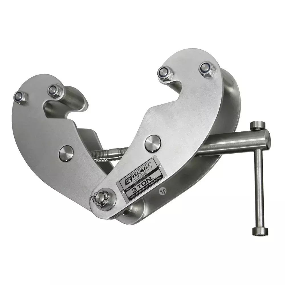 3 ton Beam Clamp – Stainless Steel – OZ Lifting