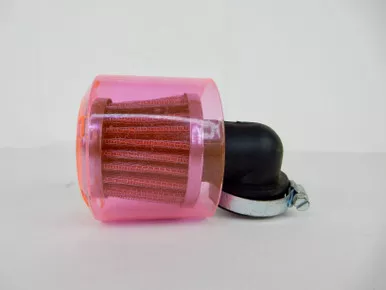 35mm AIR FILTER (LIGHT PINK COVER) FOR ATV DIRT BIKE