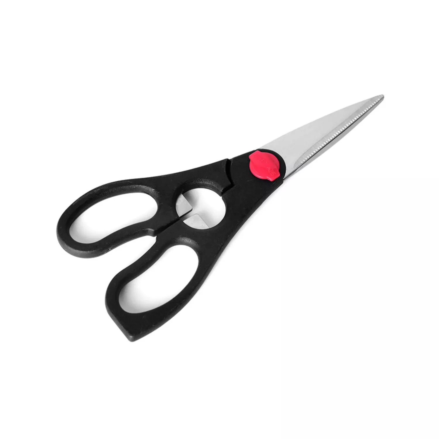 4 In. Carbon Steel Kitchen Shears - Classic Black Design