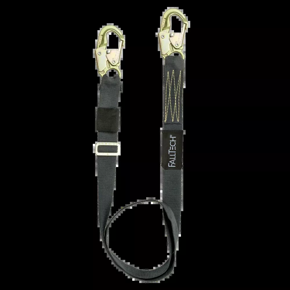 4' to 6' WeldTech Adjustable Length Restraint Lanyard with Steel Snap Hooks – 8209WT – FallTech