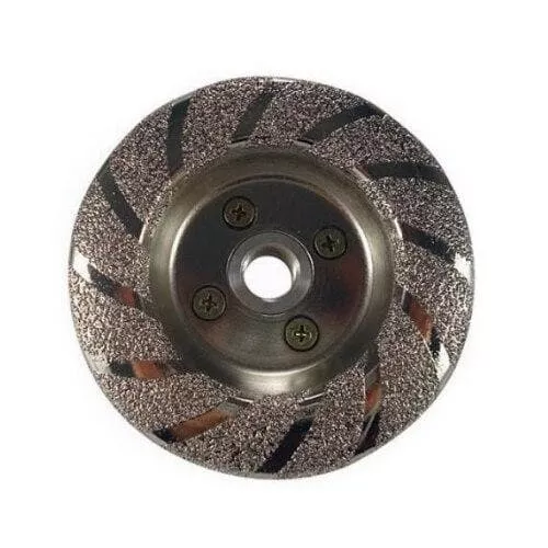 4″ Vacuum Brazed Diamond Contour Cup Wheel