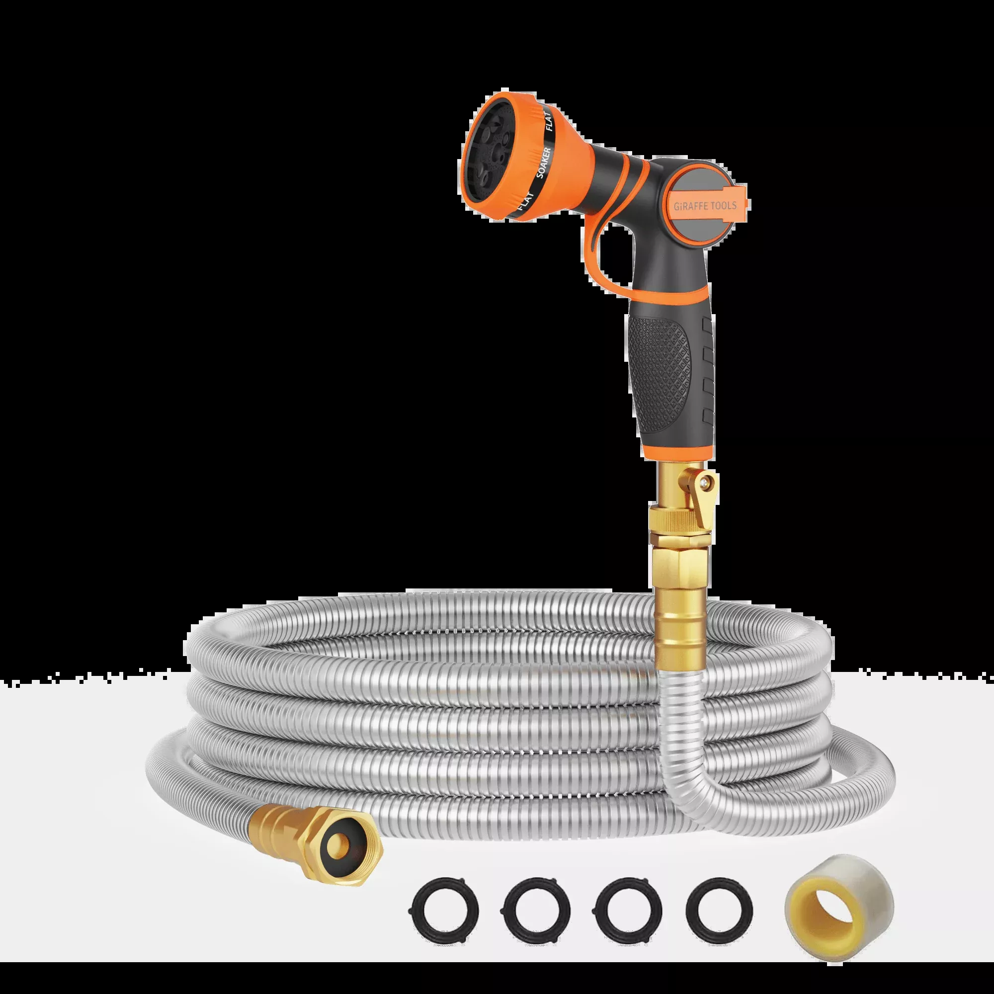 5/8″ Stainless Steel Water Hose 25ft-100ft