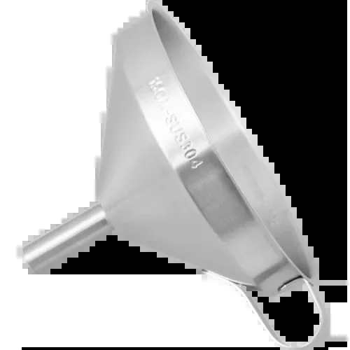 6" Stainless Steel Funnel with Removable Filter Screen