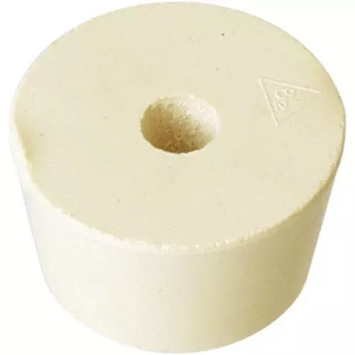 #8.5 Rubber Stopper with Airlock Hole – High-Quality Silicone/Rubber