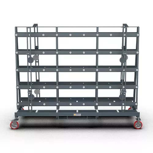 Abaco Oversized Glass Transport Cart