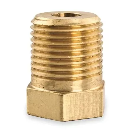 Adaptor,1/2 NPT x 3/8-16,Brass