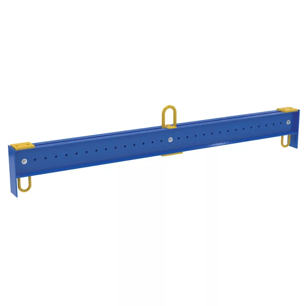 Adjustable Spreader Beam – 10000 lbs – 128-1/2″ Overall Length – Vestil