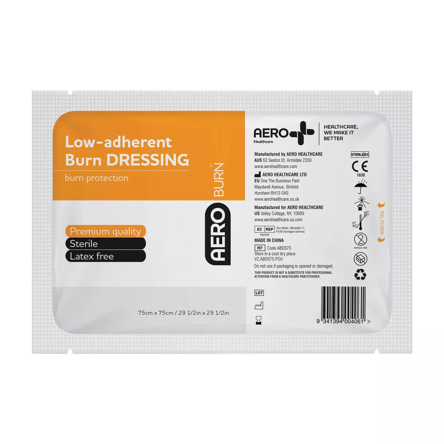 AeroBurn™ Low-Adherent Burn Dressing