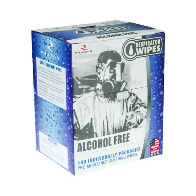 Alcohol Free Respirator Wipes