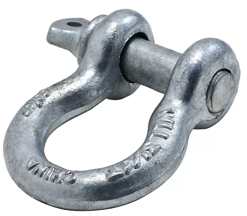 Anchor Shackle With Screw Pin, Galvanized, 5/8 In.