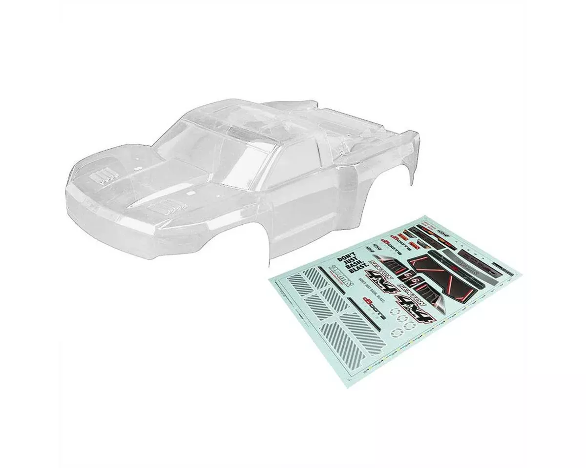 AR402262 1/10 Body Clear with Decals Senton 4×4 (ARAC3338)