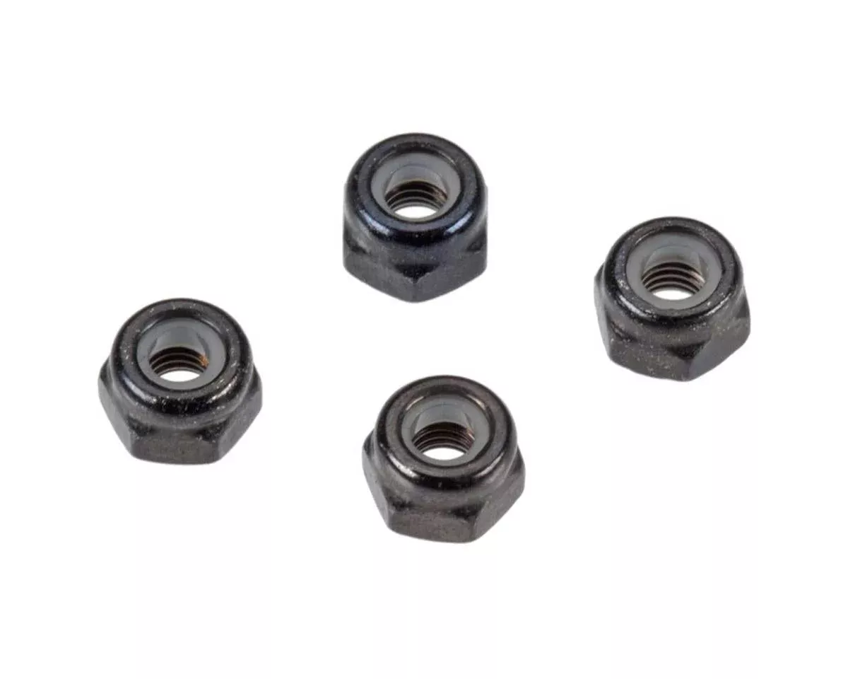 AR715001 Nylon Nut 3mm (4) (ARAC9818)