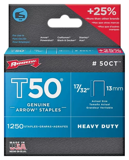 Arrow- T50CT- Ceiling Tile Staple- 1250 Pack