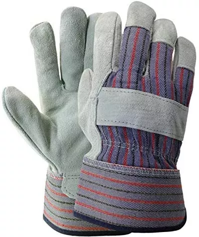 ATERET AG60 Work Gloves with Safety Cuff & Wing Thumb I 12 Pairs Glove Pack I Ideal Use for Lanscaping & Gardening