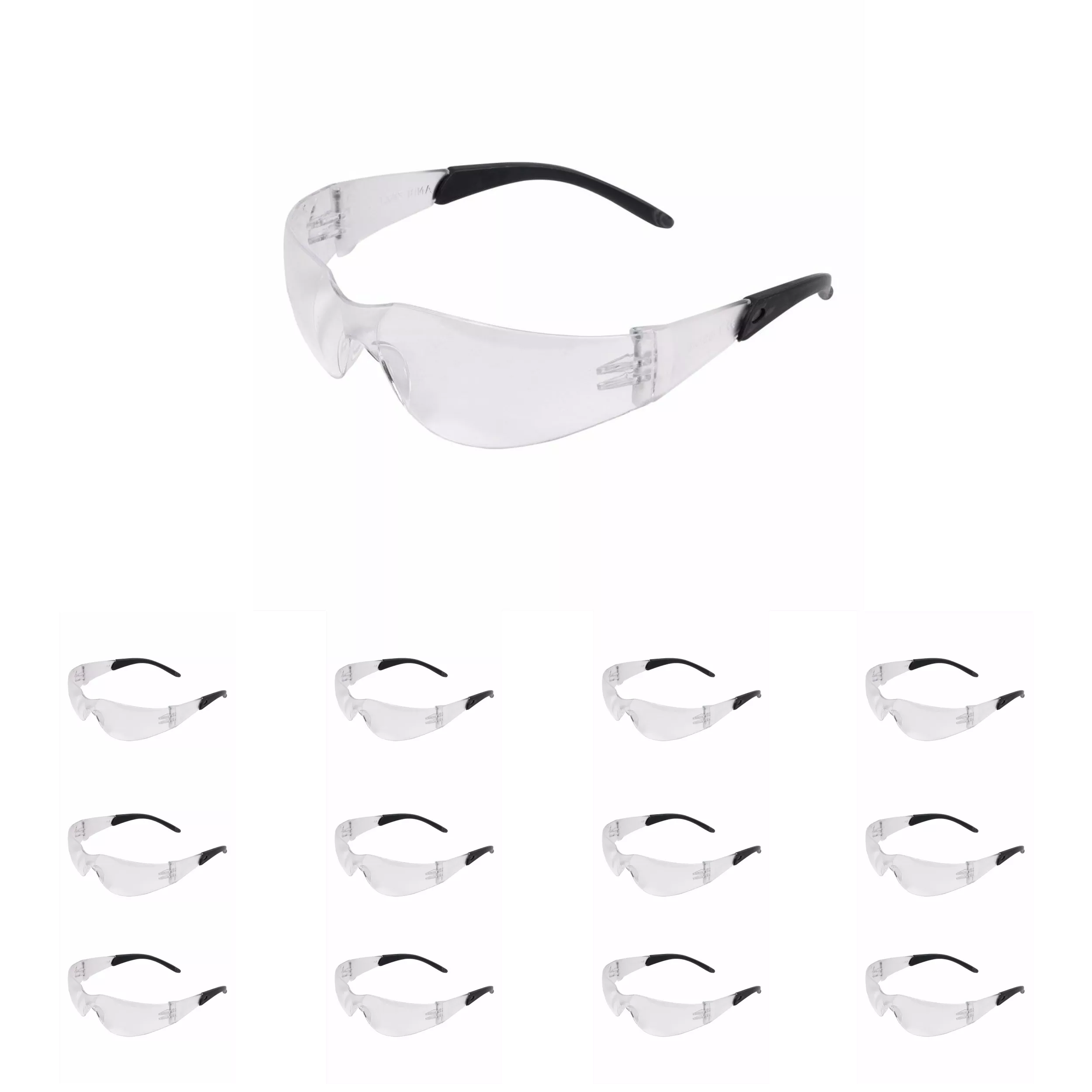 ATERET Protective Polycarbonate Safety Glasses, Clear