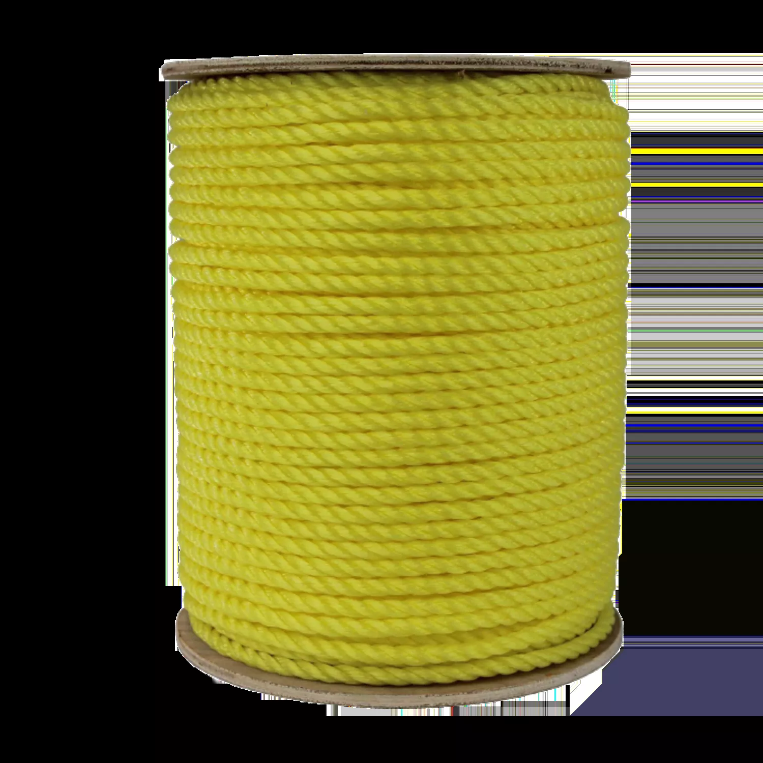 ATERET Yellow Twisted 3-Strand Polypropylene Rope