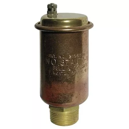 Automatic Air Vent ,Brass, 1/2 in FNPT, 3/4 in MNPT