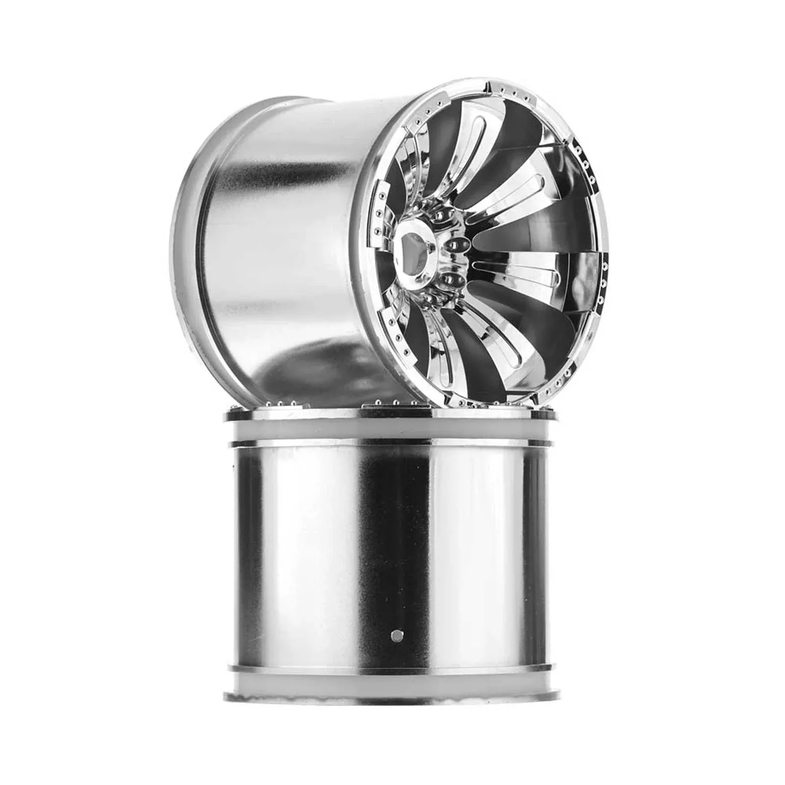 AX8009 8-Spoke Oversize Wheel Chrome (2) (AXIC8009)