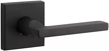 Baldwin PSSQUCSR190 Square Passage Door Lever Set with Contemporary Square Rose